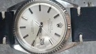 Vintage Rolex Datejust 1601 Silver Pie-Pan Dial Men's Automatic Watch 1973