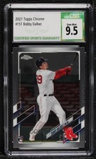 2021 Topps Chrome Bobby Dalbec #151 CSG 9.5 Gem Mint 0d6m