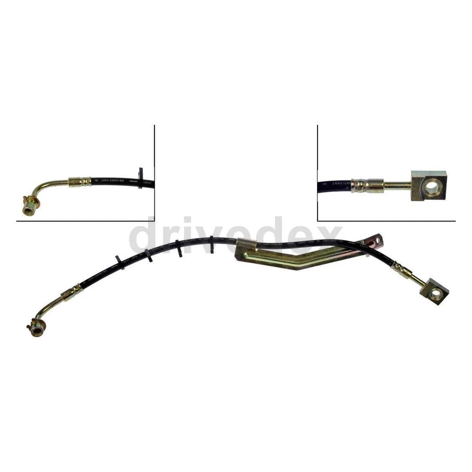 Par de mangueras Dorman - primera parada de línea de freno para Chevrolet C4500 Kodiak 2005 2006 Foto 4 de 4
