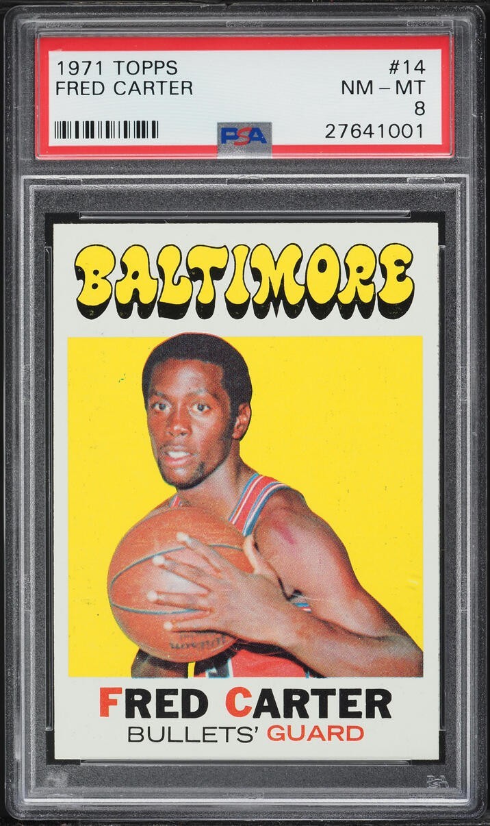 1971 Topps TOPPS #14 Fred Carter front