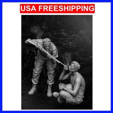 1/35 Scale Die Casting Resin Figure Assembly Model Kit Vietnam War US Army Sm...