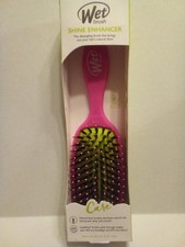 Wet Brush Shine Enhancer Detangling Hair Brush - Pink/Green New