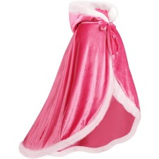 Enchanting Pink Hooded Cape Toddler Costume for Little Princesses - Size 4-5t