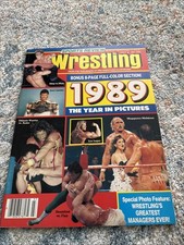 Sports Review Wrestling Magazine March 1990 1989 Year In Pictures WWE Wwf WCW