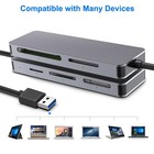 Flash and Memory Card Reader Adapter for MS M2s CF SDTF USB C Devices