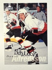 2005-06 UD Be A Player Rookie Quotebook Auto DANIEL ALFREDSSON Signed Card# S171. rookie card picture