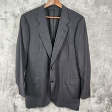 Brioni For Wenberg Parigi Blazer Mens IT 58R Charcoal Gray Wool Italy Luxury