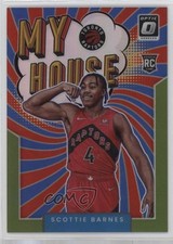 2021 Panini Donruss Optic My House Lime Green Prizm /149 Scottie Barnes #19 0w6