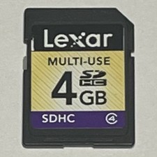 Lexar 4GB Multi-Use Secure Digital SDHC Memory Card