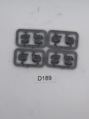 Warhammer Fantasy AoS Dark Elves Cold One Heads Sprue x4 Bits  OOP