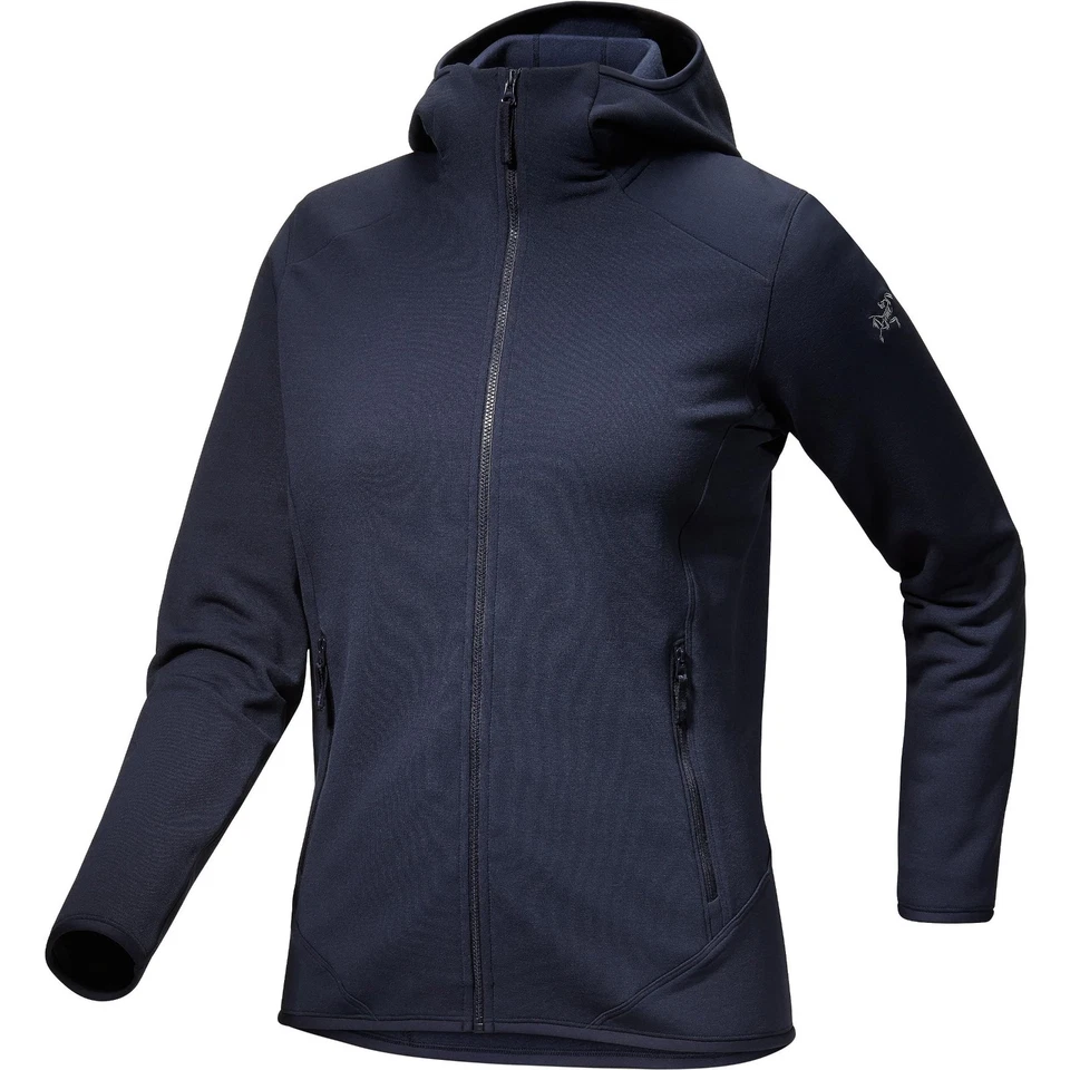 Sudadera con capucha Arc'teryx cianita para mujer grande elástica polar sudadera con capucha zafiro negro activo Foto 4 de 4