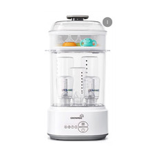 GROWNSY Electric Baby Bottle Sterilizer w/ Removable Tray LS-BE916 White