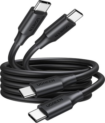 2 Mt UGREEN USB C auf USB C Ladekabel 100W 2er Pack USB C Kabel Schnellladung C C