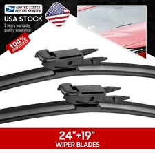 Set of 24"19" OEM Bracketless Windshield Wiper Blades Fit For BMW 320i 2013-2018