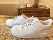 Nike Air Force 1 Low '07 Shoes Triple White 315122-111/CW228 Men's 9.5 EXCELLENT