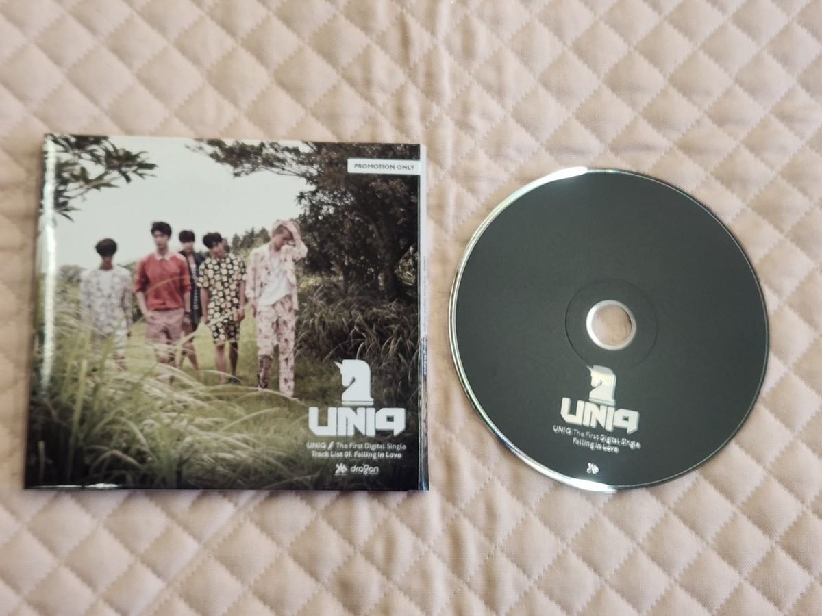 UNIQ Digital Single Falling In Love Autographed PROMO CD KPOP