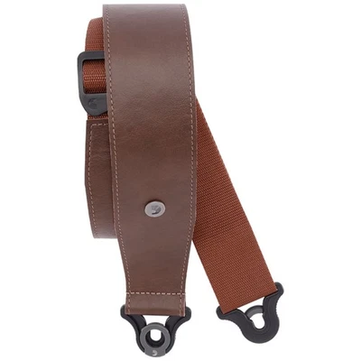 D’Addario Gitarrengurt Comfort Leather Auto Lock 2,5" Brown - Bild 1 von 4