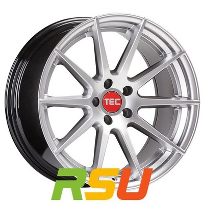 TEC Speedwheels GT7 hyper-silver 9.5x19'' ET40 LK5 114.3 ML 72.5 Alufelgen 19 ...