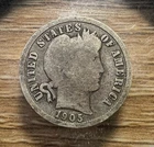 1905-S Barber Dime - Actual Coin Shown - Free Shipping & Tracking INV#725