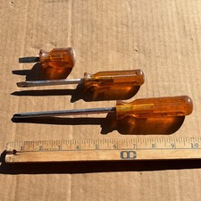Trw Williams Flat Head Phillips Screwdrivers Dp-3 Ds Usa - Set Of 3