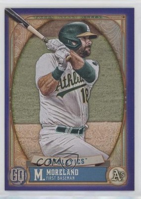2021 Topps Gypsy Queen Indigo 54/250 Mitch Moreland #229 00gy