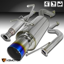 Fits 1996-2000 Honda Civic Hatchback 3dr Burnt Tip Muffler Catback Exhaust