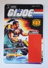 REPRO Reproduction GI JOE CUSTOM 87 ZANZIBAR Plastic CARDBACK Figure File Card