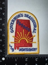 Vintage 1979 Alabama Governor’s Inaugural Parade Montgomery Patch Obsolete