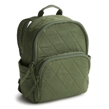 Vera Bradley Women's Performance Twill Small Banbury Backpack, Bronze Green, ...