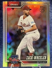 2026 Topps Series 1 Rainbow Foil #261 Zack Wheeler Phillies