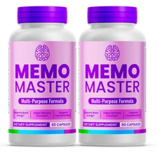 Memo Master Capsules, MemoMaster Dietary Supplement for brain health 120Capsules