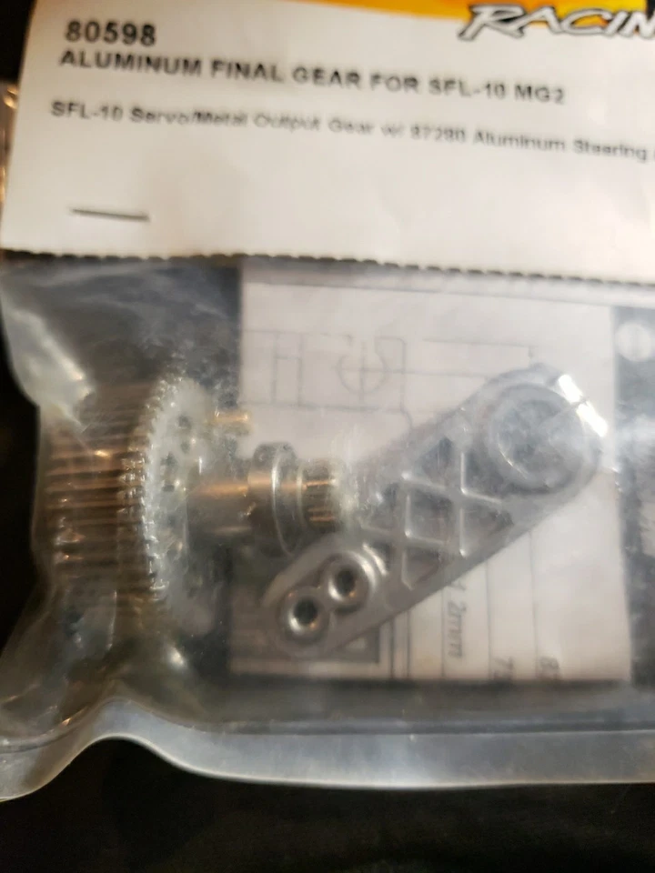 NOS HPI 80598 Aluminum Final Gear & Arm SFL-10 MG2 Servo Old Stock Baja 5T 5B - Image 4 of 4