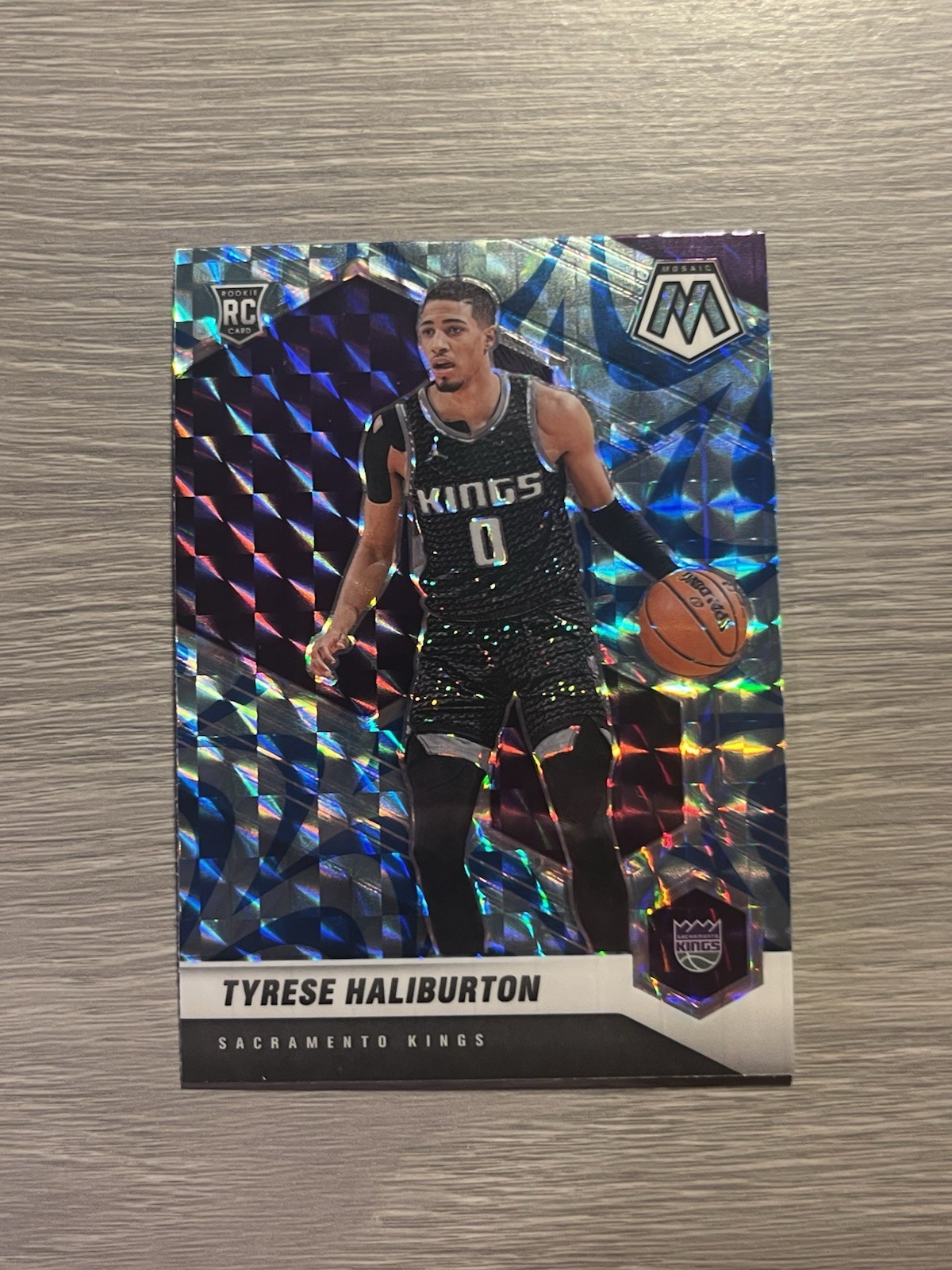 2020-21 Panini Mosaic - Rookie Tyrese Haliburton #204 Reactive Blue Prizm (RC)