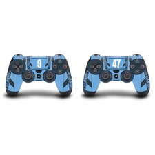 MAN CITY FC 2024/25 PLAYERS HOME KIT VINYL SKIN FOR PS4 DUALSHOCK 4 CONTROLLER