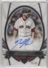 2017 Topps Tribute Tribute To the Moment 72/99 David Price #TTM-DP Auto 7eo
