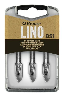Brause 300851B Blisterbox 3 Vorschneidemesser Linoldruck Gravieren Box