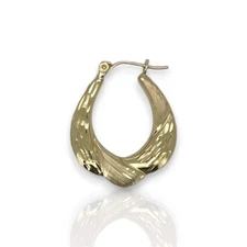 Hoop Earrings - 10K Yellow Gold