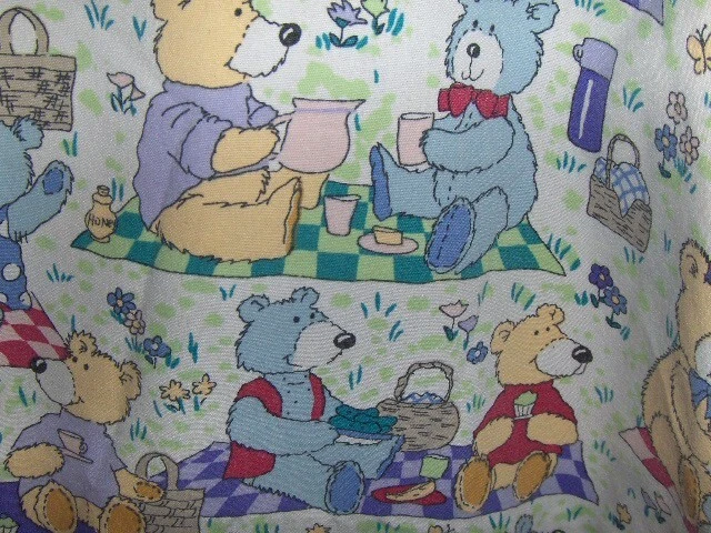 Crest -  teddy bear picnic scrub top - Large - Image 2 of 3