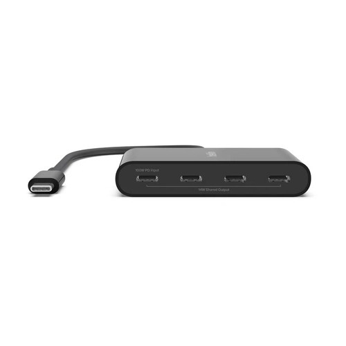 Belkin Connect 4-Port USB-C Hub 3.2 Gen 2 - Black AVC018btBK - Picture 2 of 5
