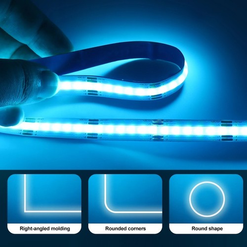 DC 12V 24V RGB COB LED Strip 576 840LEDs/M TV BackLight Home Decor IP67 / IP44 - Picture 24 of 26