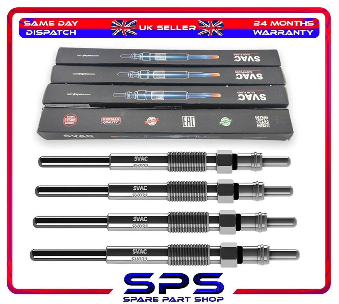 4X Glow Plugs Diesel Heater 11V For Land Rover Freelander 2 (L359) 2.2 LR001302