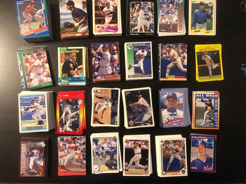 Huge Lot 1600+ 90s NBA, MLB, NCAA, NFL, NHL sports cards HOF, All Stars, Rookies - Picture 11 of 12