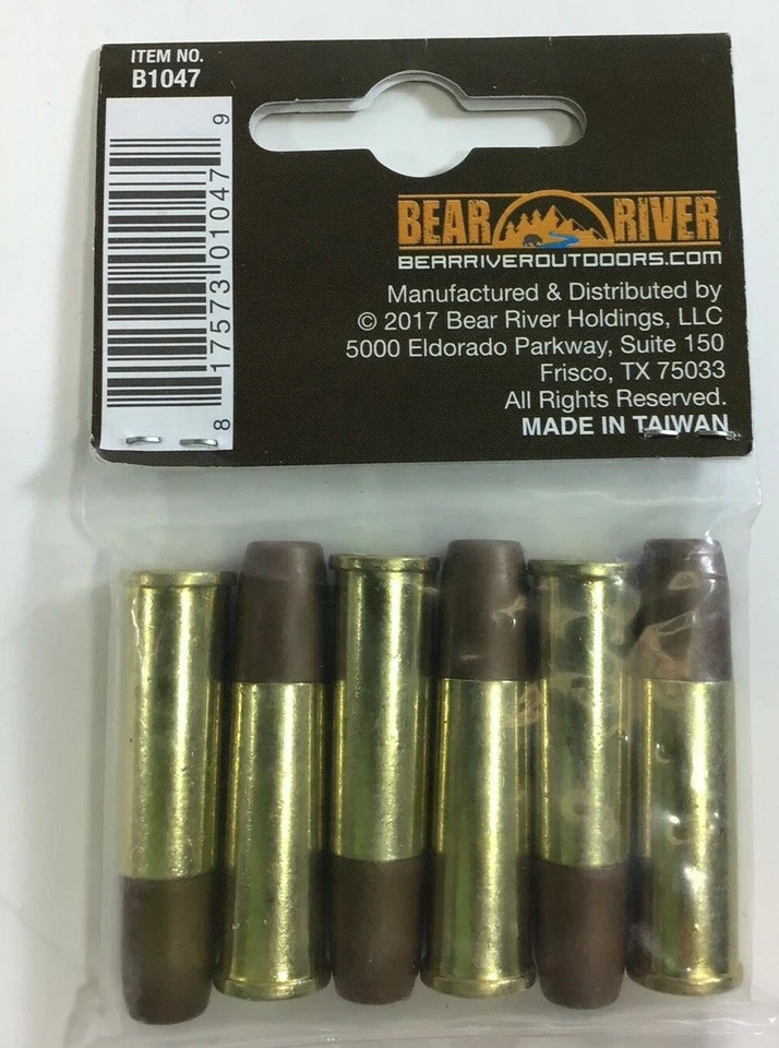 Cartuchos de revólver Bear River Black Ops Exterminator 6 mm BB 6 carcasas Foto 2 de 4