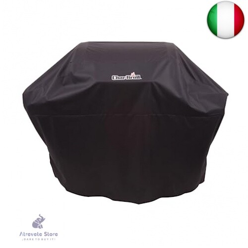 Char-Broil 140 766 - Copertura per Grill Barbecue con 3-4 Fuochi, Nero