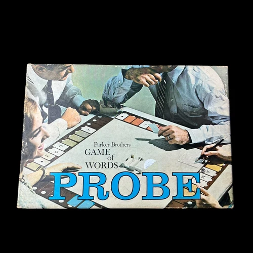 PROBE Parker Brothers Board Game Of Words Vintage 1964 Complete W/Original Box