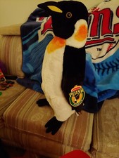 PLUSH PENGUIN 24" TALL MELISSA  DOUG, LIFE-LIKE, SOFT AND HUGGABLE, FUN FOR ALL
