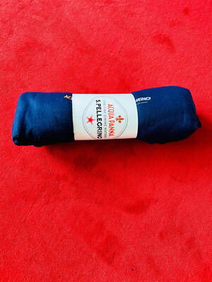 San Pellegrino Decke, Kuscheldecke, Vlies, blau 140x150 NEU; Sprizz, Spritz