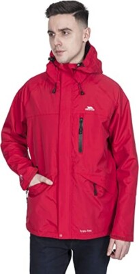 Trespass Corvo Mens Waterproof Jacket Windproof Casual Raincoat Hood Size XXS