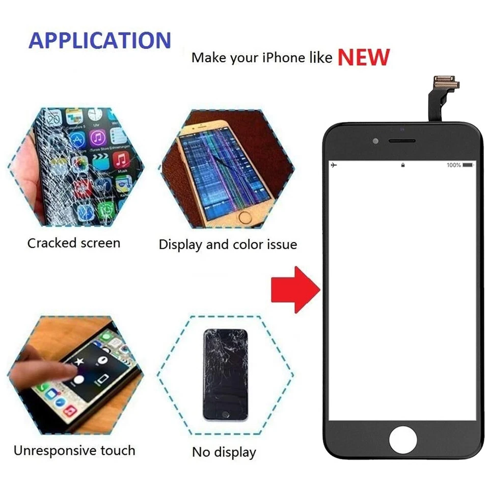 For iPhone 6 6S Plus 5 5S 5C SE 2020 LCD Touch Display Screen Replacement Tools - Image 4 of 4