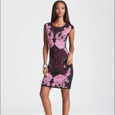 ANN TAYLOR FLORAL JACQUARD CAP SLEEVE SWEATER 👗